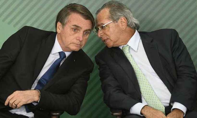 Bolsonaro sobre Guedes: 'nosso casamento segue mais forte do que nunca' - Ed Alves/CB/D.A Press