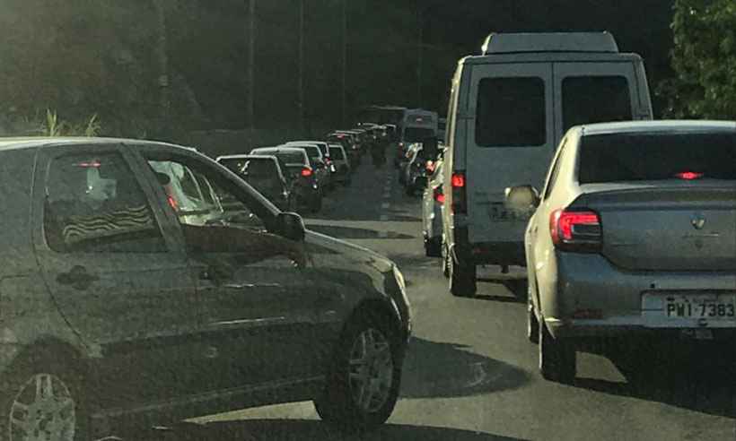 Evento em Santa Luzia deixa trânsito congestionado em BH e região - Ramon Lisboa/EM/DA Press