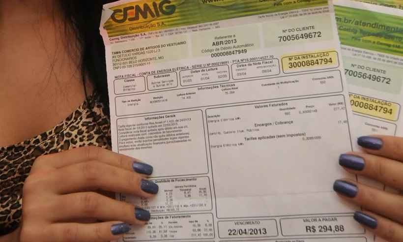 Entra em vigor aumento na conta de luz da Cemig; e vem mais por aí - Jair Amaral / EM/ D.A. Press