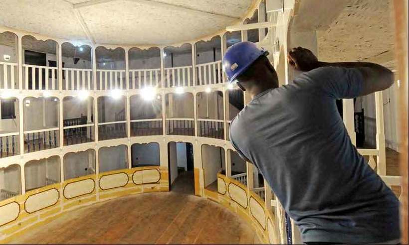 Teatro de Sabará completa 200 anos e é revitalizado para a reestreia - Fotos: Leandro Couri/EM/D.A Press