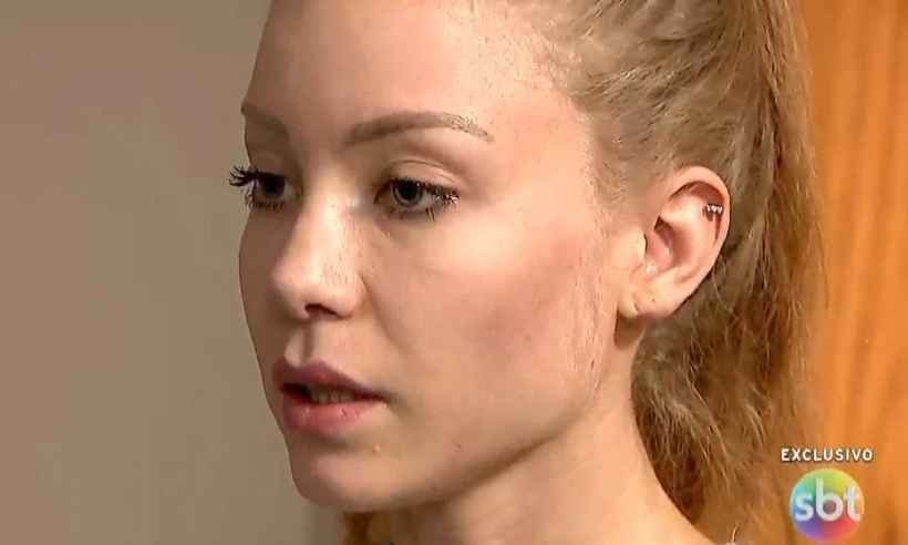 'Fui vítima de agressão juntamente com estupro', diz mulher que acusa Neymar - SBT/Reprodução 