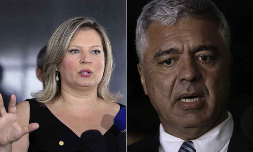Líderes do PSL travam discussão no Congresso: 'Coisa porca' e 'não admito molecagem' - Valter Campanato/Agência Brasil e Fabio Rodrigues Pozzebom/Agência Brasil 