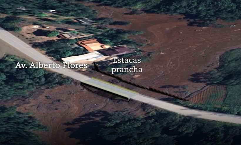 Vale conclui obra que reduz fluxo de lama para o Rio Paraopeba - Divulgação/Vale