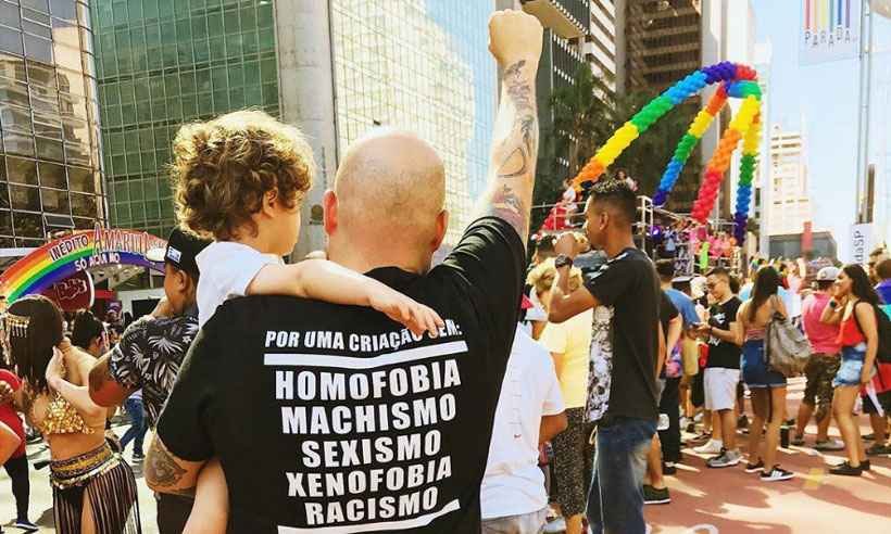 Crítica a Bolsonaro dá o tom na Parada do Orgulho LGBT na Paulista - Reprodução/Twitter/Midia Ninja