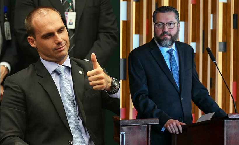 Porta-voz se refere a Eduardo Bolsonaro como 'ministro' das Relações Exteriores - Wikimedia Commons e Flickr