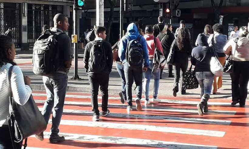 Frio bate novo recorde em Minas; em BH, sensação térmica é de -8°C  - Jair Amaral/EM/D.A PRESS