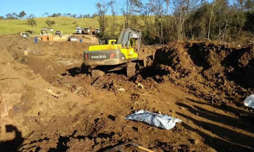 Corpo de vítima da tragédia de Brumadinho é encontrado a três metros de profundidade  - Corpo de Bombeiros/Divulgação