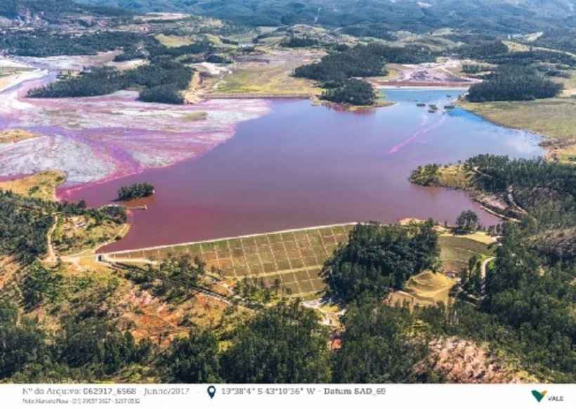 Barragem de Itabiruçu começa a ser alteada pela Vale, em Itabira, no Vale do Aço - Divulgação