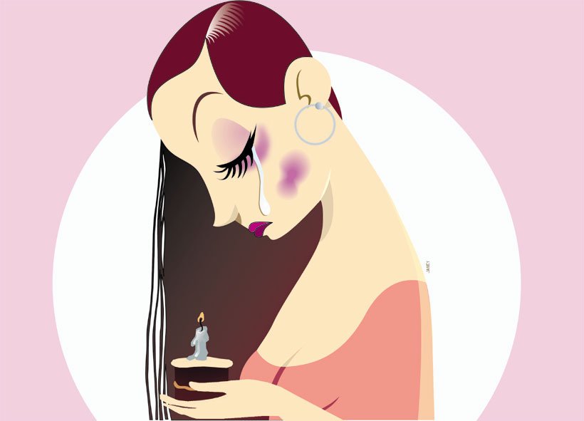 Lei Maria da Penha: após 13 anos, mais nomes de vítimas viram ícones de luta - Arte/Janey