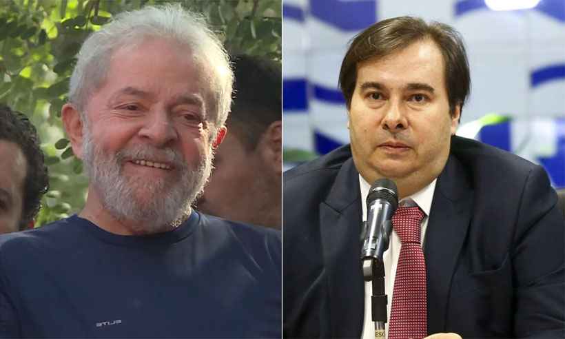 Lula envia carta de agradecimento a Maia; saiba o motivo  - Montagem Marcelo Camargo/Agência Brasil e CARLOS REYES/AFP
