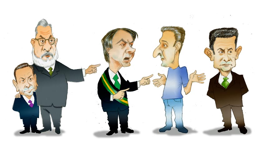 Entenda o que está por trás das alfinetadas entre Bolsonaro, Huck, Dória e Frota