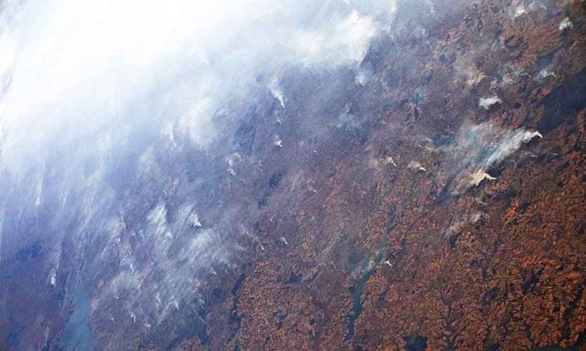Astronauta divulga novas fotos de incêndios na Amazônia vistos do espaço - ESA/Nasa