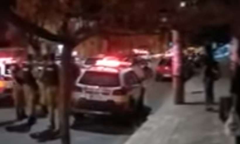Guarda Municipal e militares se envolvem em confusão em BH - Reprodução/WhatsApp