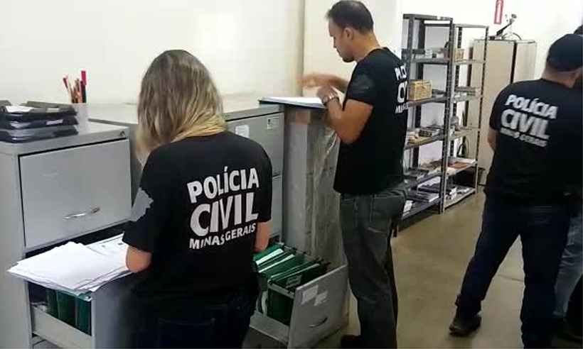 Prefeitura de Mariana é alvo de operação contra mineração irregular - Polícia Civil/Divulgação
