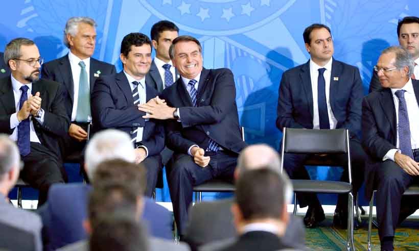 Bolsonaro: Moro é "um patrimônio nacional" - Valter Campanato/ABR