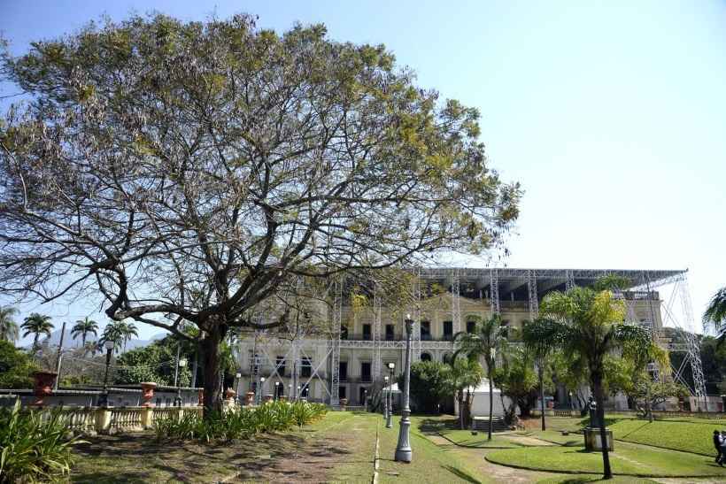 Reconstrução do Museu Nacional, no Rio de Janeiro, entra em nova fase - Tânia Rêgo/Agência Brasil