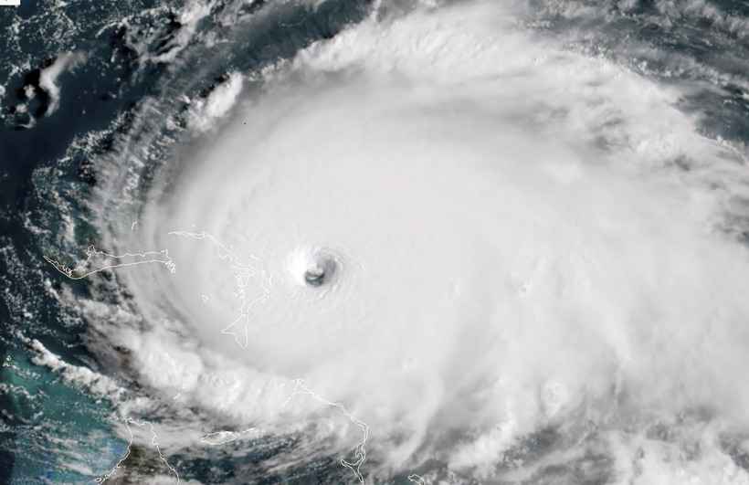 Dorian: o que é um furacão de categoria 5 e por que ele é tão perigoso; entenda - NOAA/RAMMB/AFP