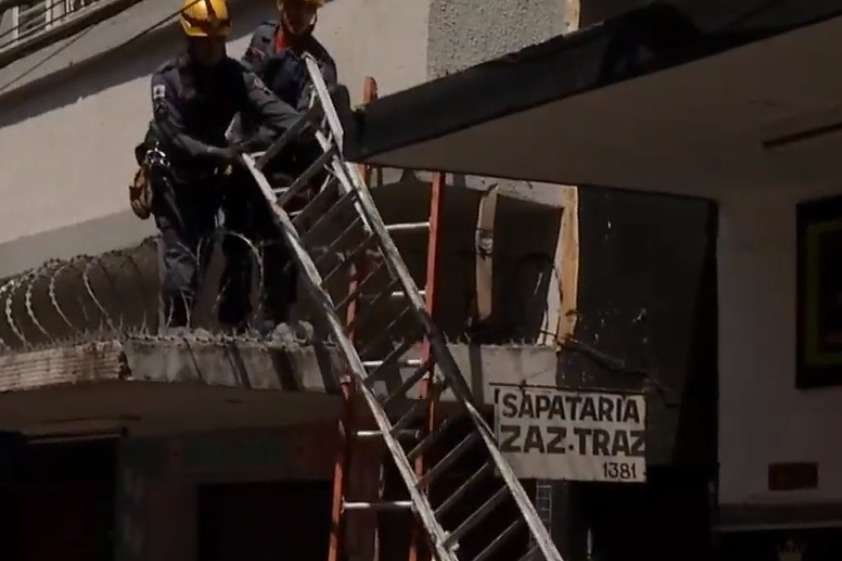 Pintor morre eletrocutado em Divinópolis - Reprodução/TV Alterosa