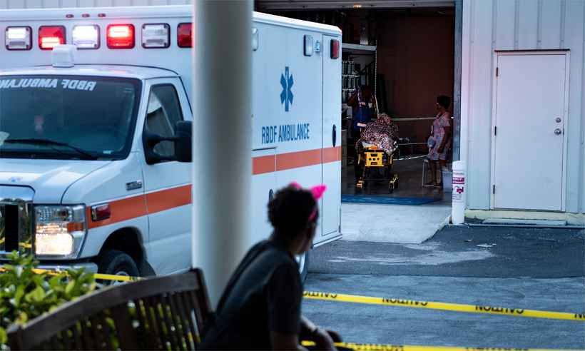 Bahamas confirma ao menos 20 mortos após passagem do furacão Dorian - Brendan Smialowski / AFP

