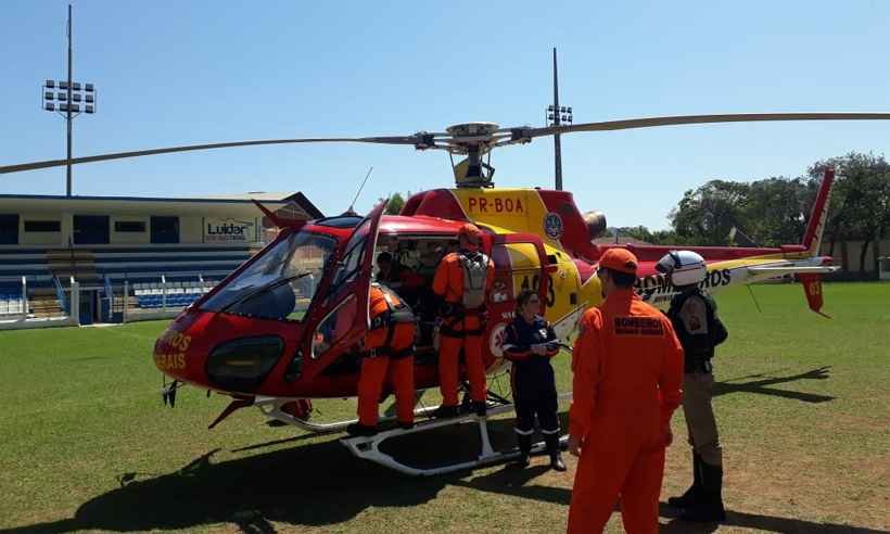 Menina de 2 anos atacada por cães é internada em estado grave em hospital de BH - Samu/Divulgação