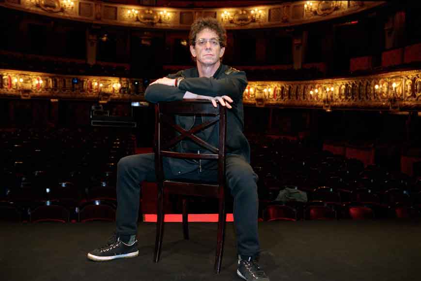 Lou Reed é um dos destaques na programação da TV nesta segunda (16) - Bertrand Guay/AFP