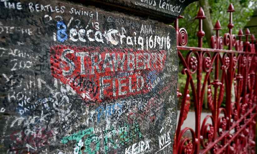 'Strawberry Fields', o jardim secreto de John Lennon, é aberto aos fãs - Paul ELLIS / AFP