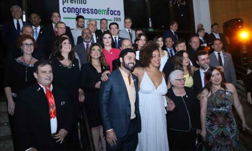 Entre vaias e aplausos a Bolsonaro, parlamentares são premiados e dançam funk - Divulgação/Congresso em Foco