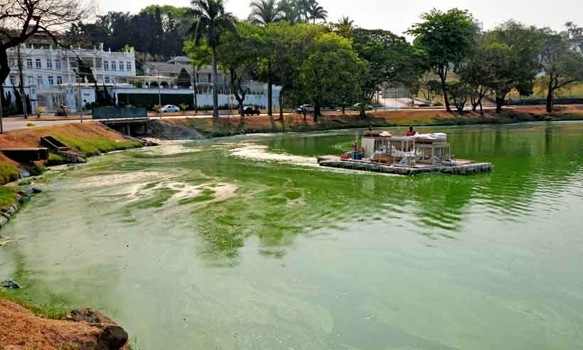 Fonte da Pampulha será religada, mas poluição ameaça turvar espetáculo - Gladyston Rodrigues/EM/D.A Press