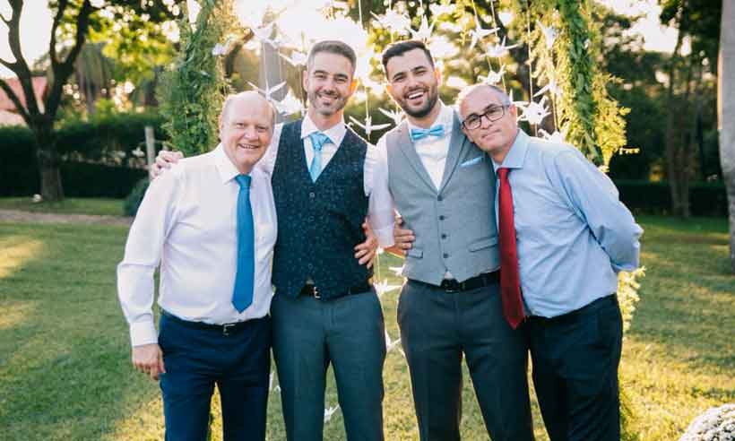 Com bênção da família, casamento homoafetivo viraliza na internet - Rafael Sandin/divulgação
