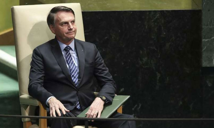Bolsonaro reconhece que discurso na ONU foi feito para atender eleitorado - Drew Angerer/AFP