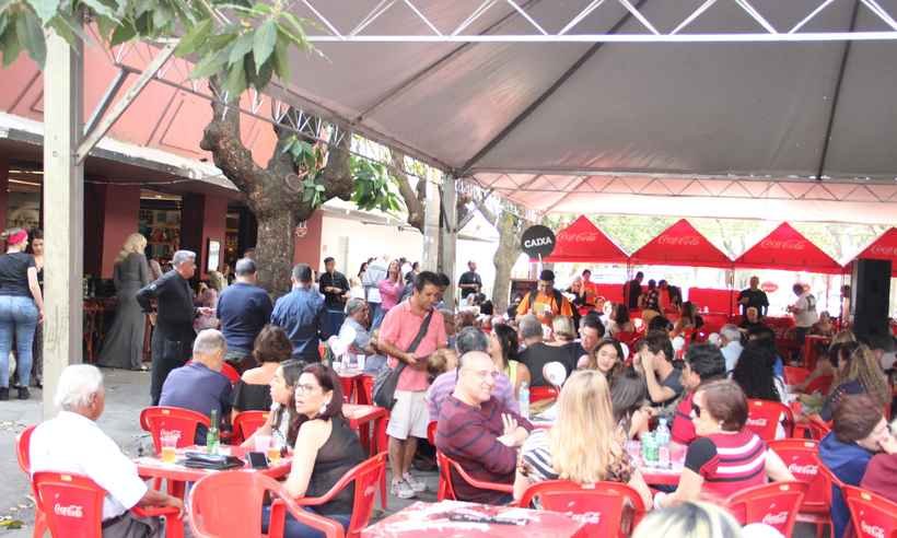 Bar celebra 90 anos com clientes da mesma idade na Região Centro-Sul de BH - Sidney Lopes/EM/D.A Press