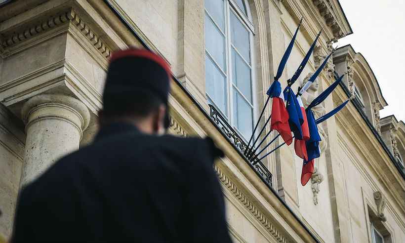 Franceses prestam homenagem ao ex-presidente Jacques Chirac - LUCAS BARIOULET/AFP