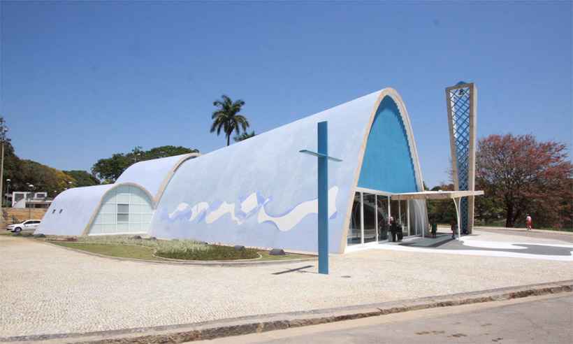 Cheia de curiosidades históricas, igreja da Pampulha reabre com alfinetada de Kalil - Edésio Ferreira/EM/DA Press