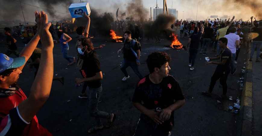 Quase 100 mortos e 4 mil feridos em protestos no Iraque - Ahmad Al-Rubaye/AFP