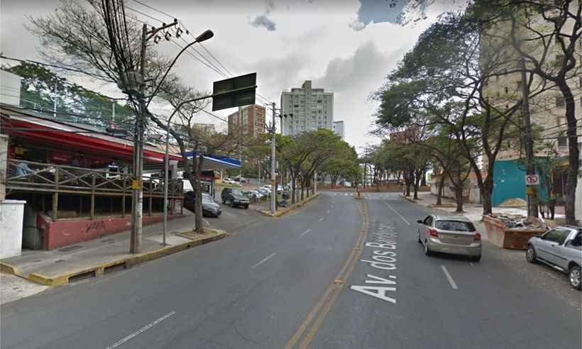 Casal embriagado se envolve em confusão e é esfaqueado por frentista no Sion - Reprodução da internet/Google Maps