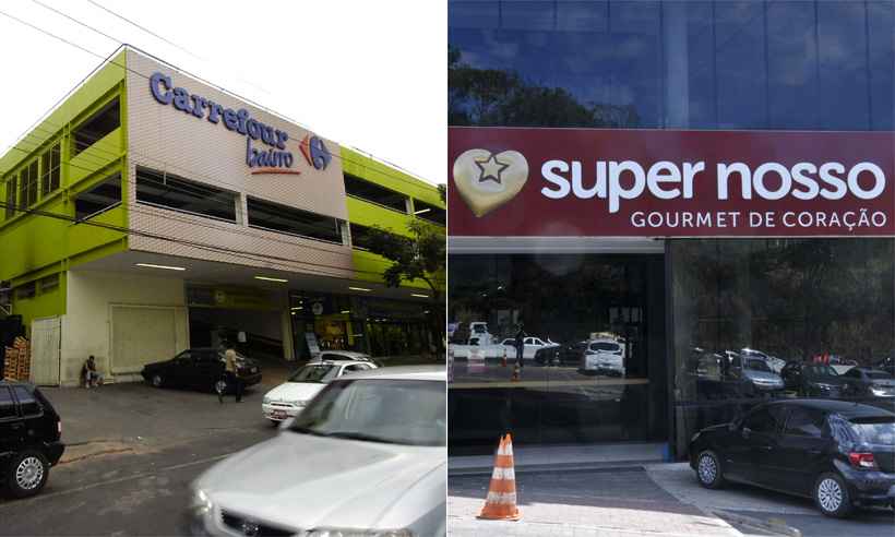 Super Nosso assume lojas do Carrefour em BH - Jair Amaral/EM/D.A Press e Maria Tereza Correia-EM-D.A Press