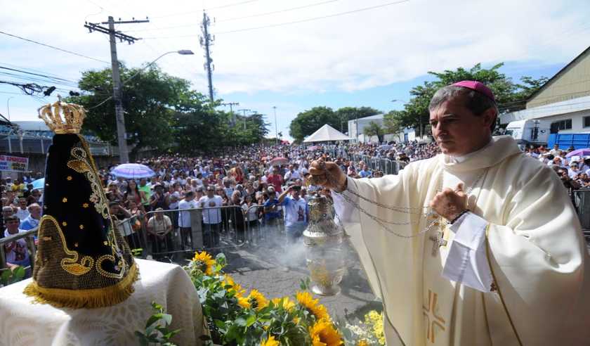 Festa da Padroeira do Brasil reúne centenas de fiéis, veja a programação  - Leandro Couri/EM/DA PRESS