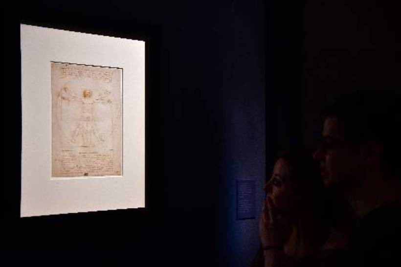 Associação tenta barrar na Justiça empréstimo de obra de Da Vinci - GIUSEPPE CACACE/ AFP