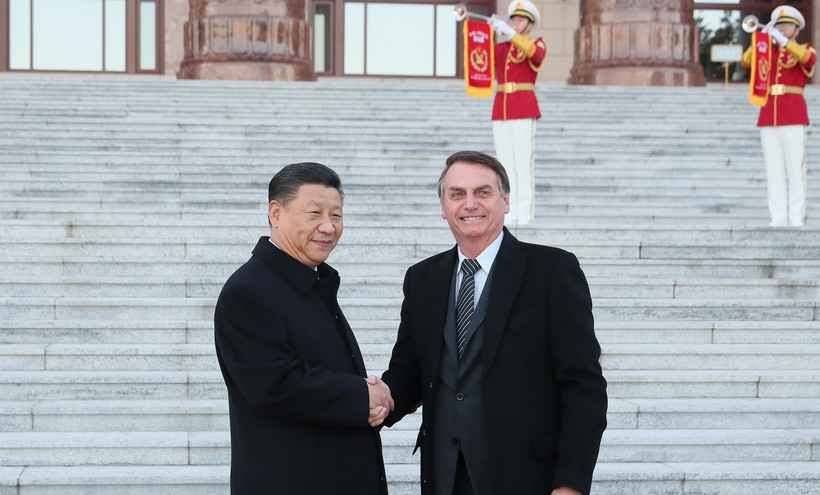 Bolsonaro: Brasil e China estão 'próximos de 100% afinados' na questão econômica - Isac Nóbrega/PR