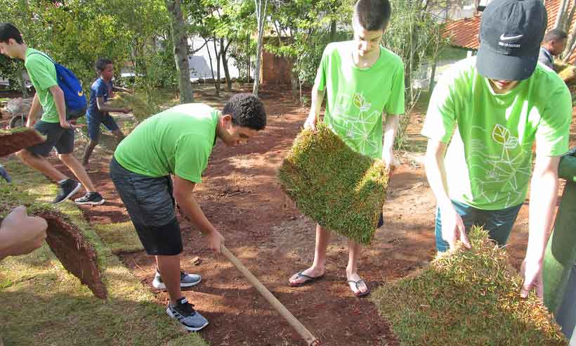 Alunos se tornam multiplicadores de projetos de preservação ambiental - Santo Agostinho/divulgação