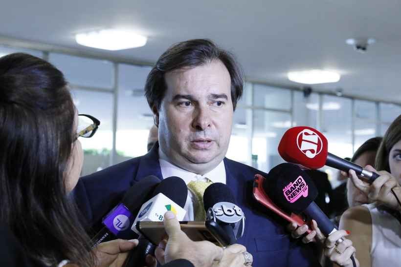 Declarações de Eduardo são 'repugnantes' e passíveis de punição, diz Rodrigo Maia - Luis Macedo/Câmara dos Deputados