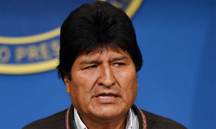 Ex-presidente boliviano Evo Morales revela que parte para México - AFP PHOTO / BOLIVIAN PRESIDENCY / ENZO DE LUCA
