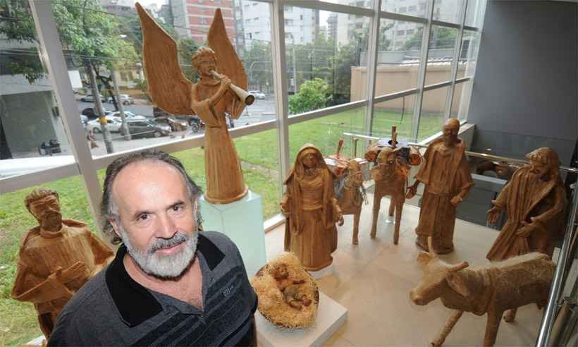 Belo Horizonte expõe presépio de papel com inspiração ecológica - Leandro Couri/EM/D.A Press