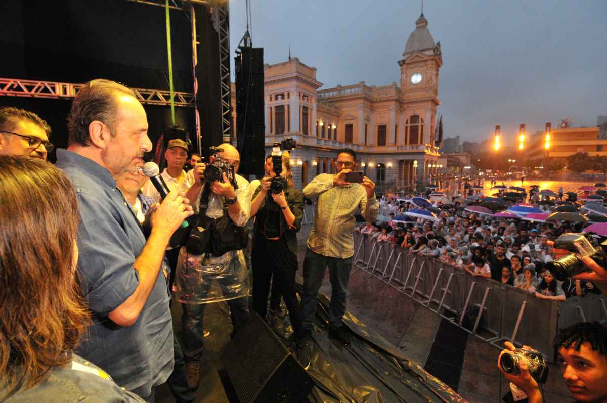 'Polarização política incomoda e chateia todo mundo', diz Kalil durante marcha para Jesus  - Marcos Vieira/EM.DA Press