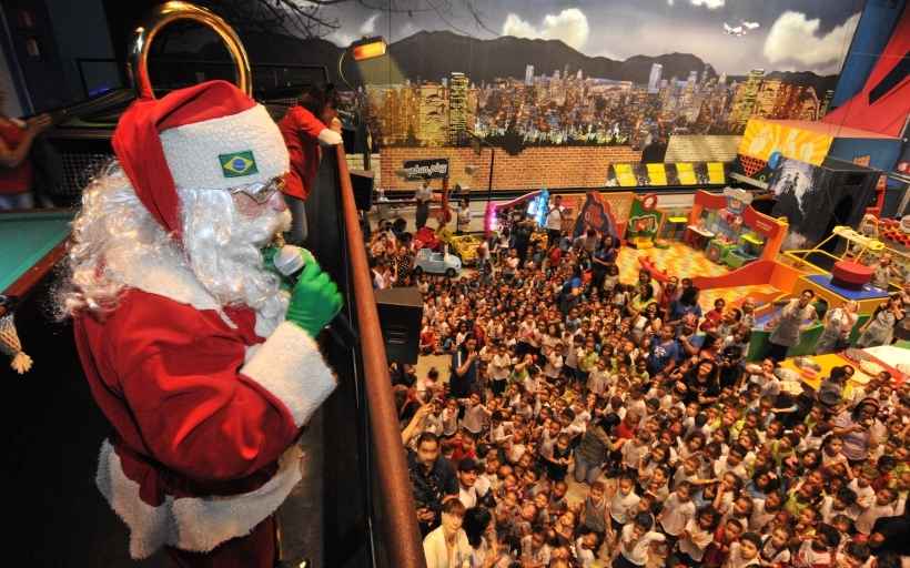 Natal da Jornada Solidária Estado de Minas reúne mais de 700 crianças em salão de festa de BH - Marcos Vieira/EM/D.A Press