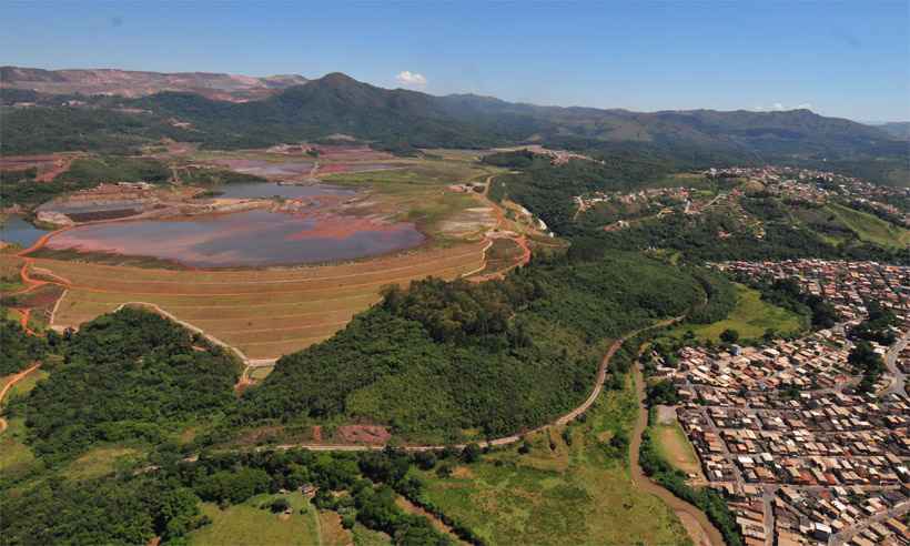 Agência Nacional de Mineração vistoria barragens após tremor de terra em Congonhas - Ramon Lisboa/EM/D.A Press - 02/02/2019
