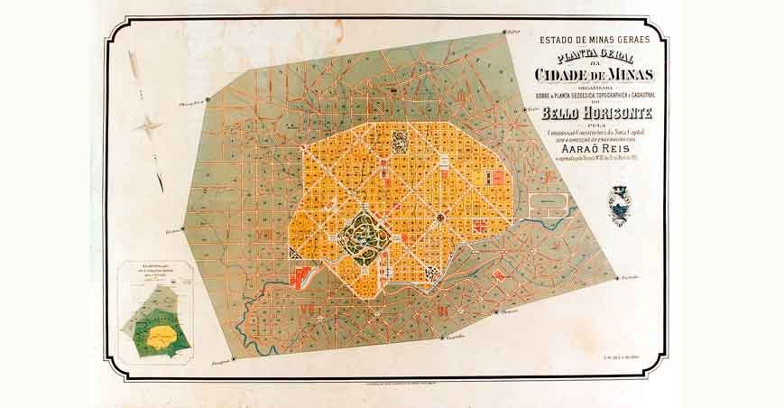 BH homenageou todos os estados em seu mapa. Cadê a Rua Pará? - Reprodução