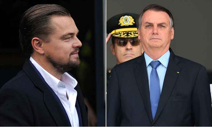 Leonardo DiCaprio rebate Bolsonaro: ''Embora dignas de apoio, não financiamos ONGs'' -  AFP / Andy Buchanan  e AFP / EVARISTO SA 