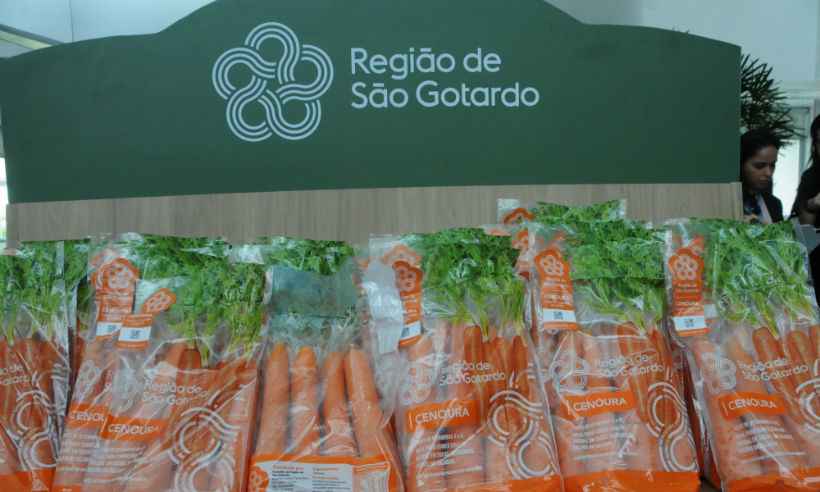 Hortaliças de São Gotardo ganham marca própria com selo de origem - Paulo Filgueiras/EM/D. A. Press