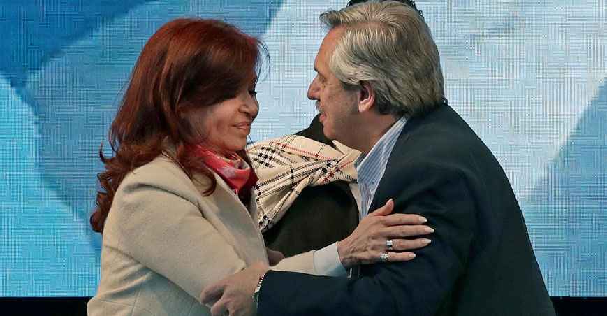 Alberto Fernández e Cristina Kirchner tomam posse na terça-feira - Alejandro Pagni/AFP